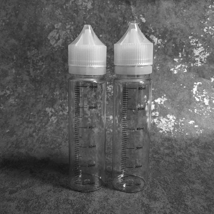 1 шт. 60 мл заправка Vape бутылка для электронных жидкостей прозрачная бутылка-капельница со шкалой аксессуары для электронных сигарет