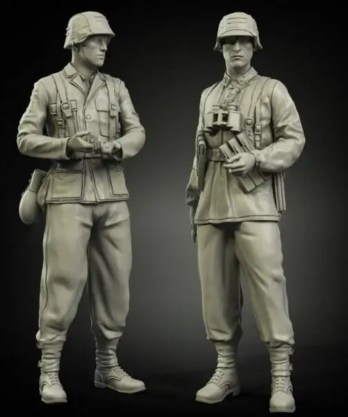 

1/35 Resin Figures German Soldiers Style III 2pcs/set Model Kit