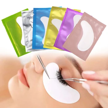 

50 PCS Eyelash Pad Gel Patch Grafting Eyelashes Under Eye Extension Paper Sticker Tips Sticker Wraps Make Up Tools Eyepad 2020