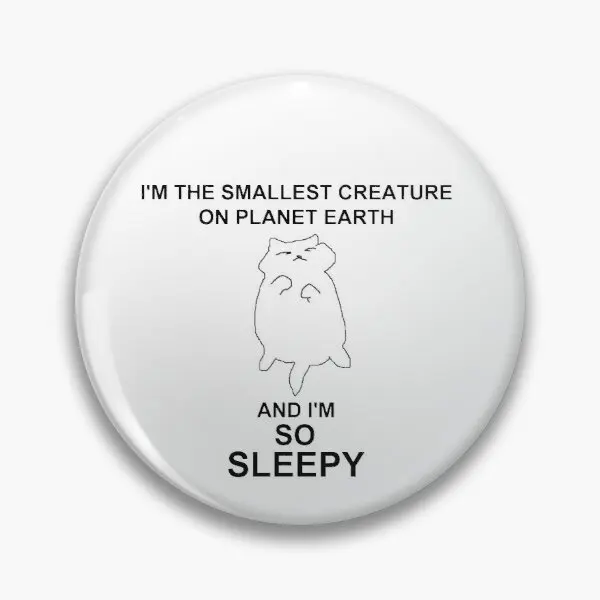 so sleepy quz Soft Enamel Pin Cartoon Creative Fashion Decor Hat Women Lover Metal Cute Funny Badge Clothes Gift Collar Brooch | Дом и сад
