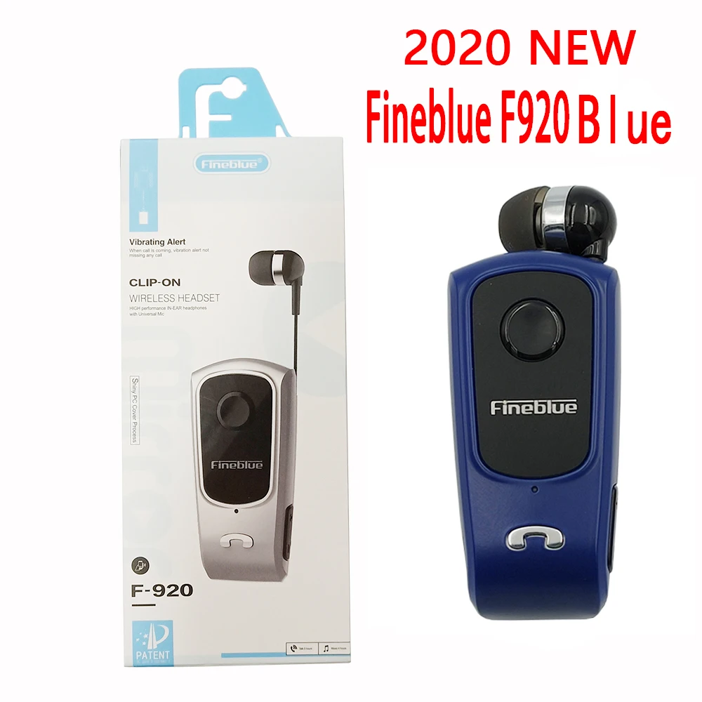 Mini auriculares Bluetooth fineblure F920 para recordar el uso de la vibración Clip auriculares deportivos para correr para el teléfono