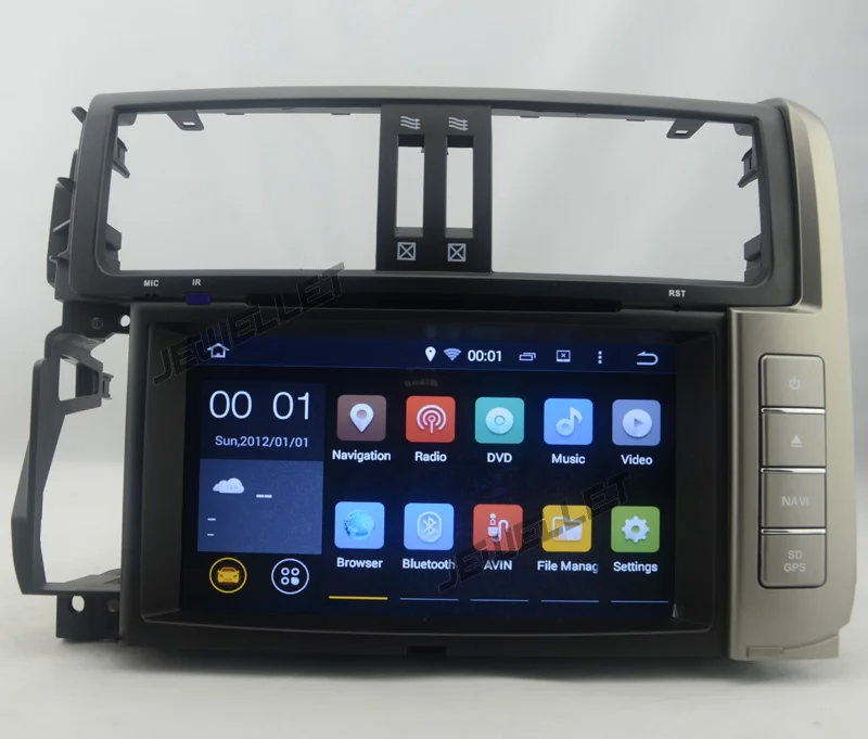 

Octa core IPS screen Android 9.0 Car DVD GPS radio Navigation for Toyota Prado 2010-2013