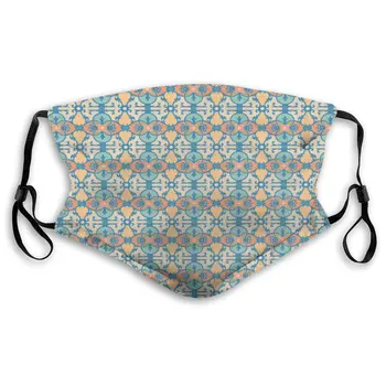 

Retro Pattern Masks With filter Washable & Reusable Anti Dust Breathable Mask With Adjustable Ear Loops