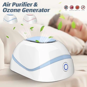 

Mini Ozone Generator Deodorizer Air Purifier USB Rechargeable Fridge Cabinet Bedroom Purifier Portable Small Space Clear Odor