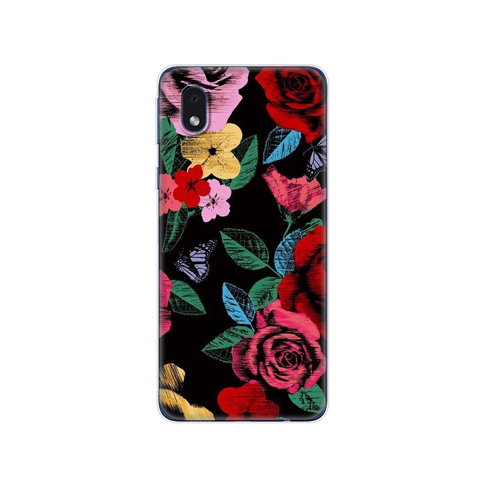Силиконовый чехол для Samsung Galaxy A01 core задняя крышка SM A013 мягкий 5 45 дюймов тигр кошка