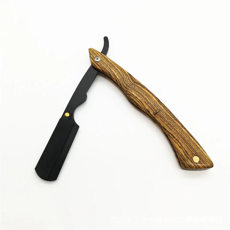 Gold Sandalwood Razor Shaving Knife Hairdressing Scraper Haircut Razor Haircut Knife Shaving Sweat Knife G1105 1 Gold Sandalwood Razor Shaving Knife Hairdressing Scraper Haircut Razor Haircut Knife Shaving Sweat Knife G1105 3