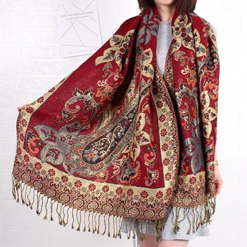 Women Embroidered Viscose Shawl