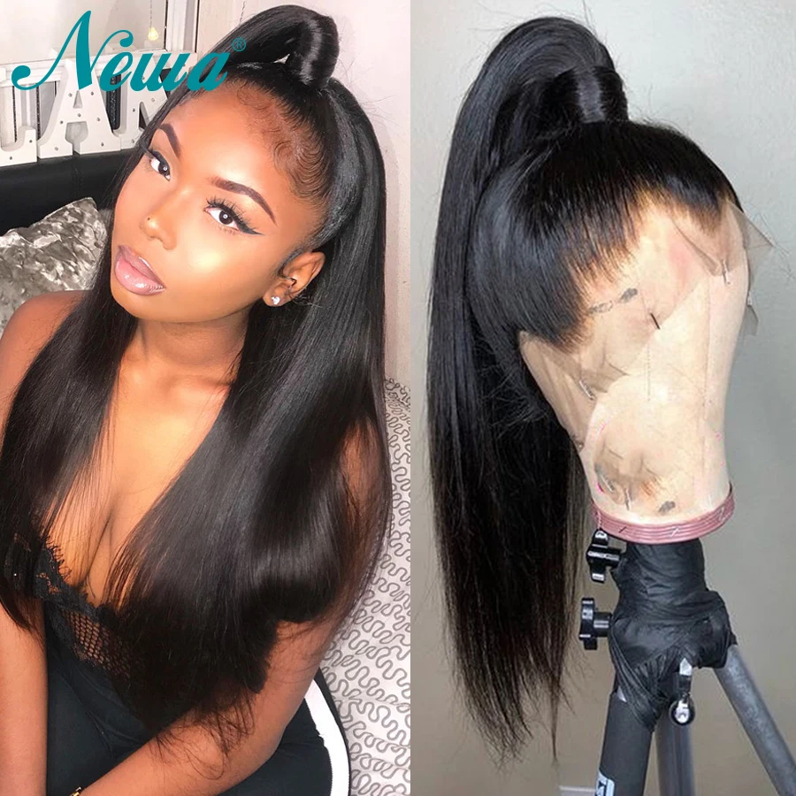 Newa Hair 370, фронтальный парик на шнурке, предварительно выщипанный фронтальный парик на шнурке, человеческие волосы, парики с детскими волосами для черных женщин, бразильские волосы remy, парики
