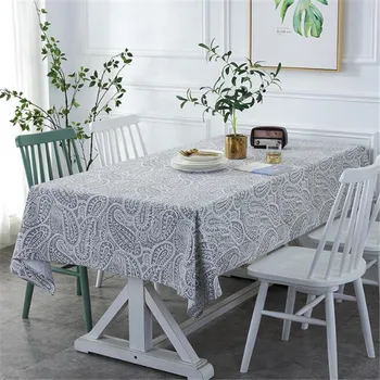 

Linen Tablecloth Dining Table Cloth Clothes Cloths Desk Cover Rectangular for Table Decoration Manteles De Mesa Rectangular