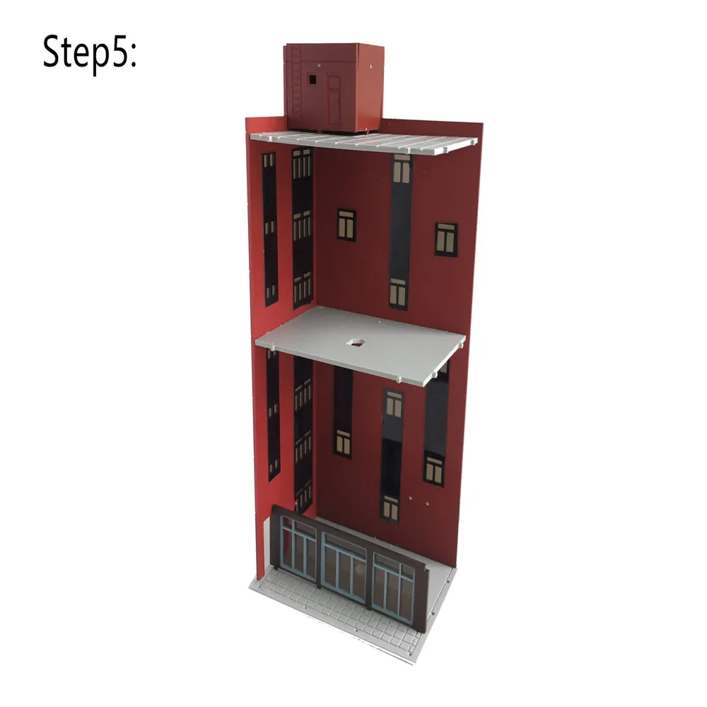 n scale train layout model building 21