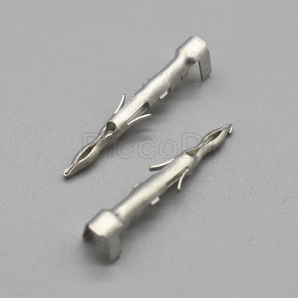 100 Pcs 2.5mm 자동 전기 압착 단자 남성 스페이드 스플 라이스 DJ212-2.5B 자동차 케이블 커넥터 접촉 핀 12089307