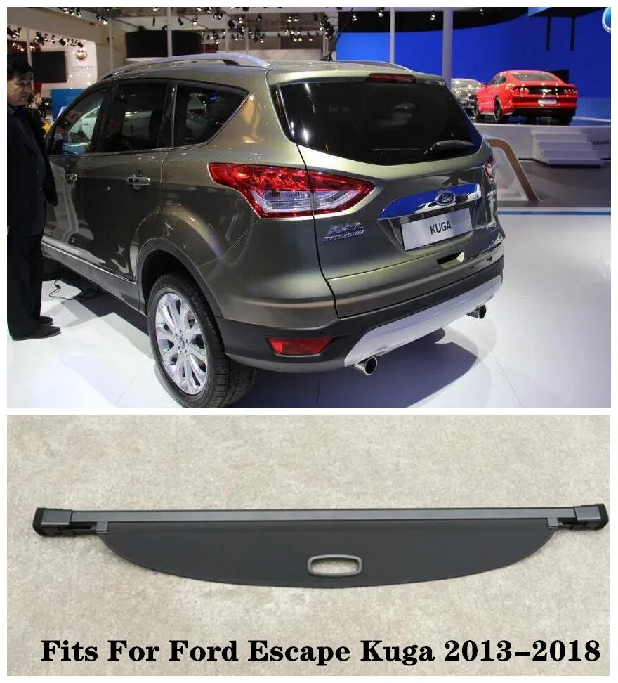 

Fits For Ford Escape Kuga 2013-2018 year Car Rear Trunk Cargo Cover Security Shield Screen shade (black, beige)