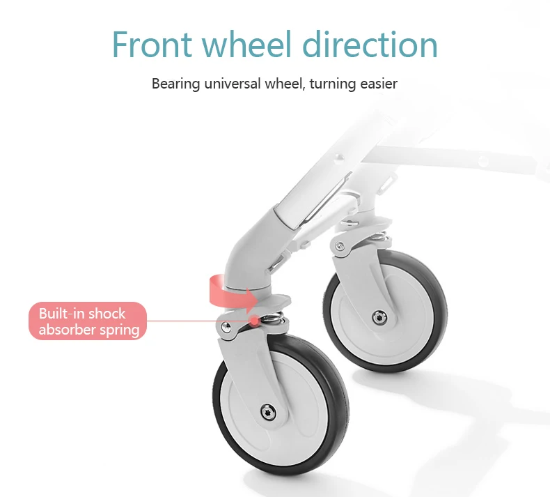 Babyfond Beimeng двойная детская коляска может сидеть и съемный ультра-светильник, переносная Складная коляска для детей