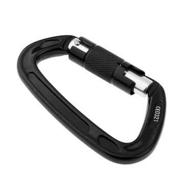 

24KN Auto Locking Carabiner For Rappelling Climbing Hammock Rope Rescuing