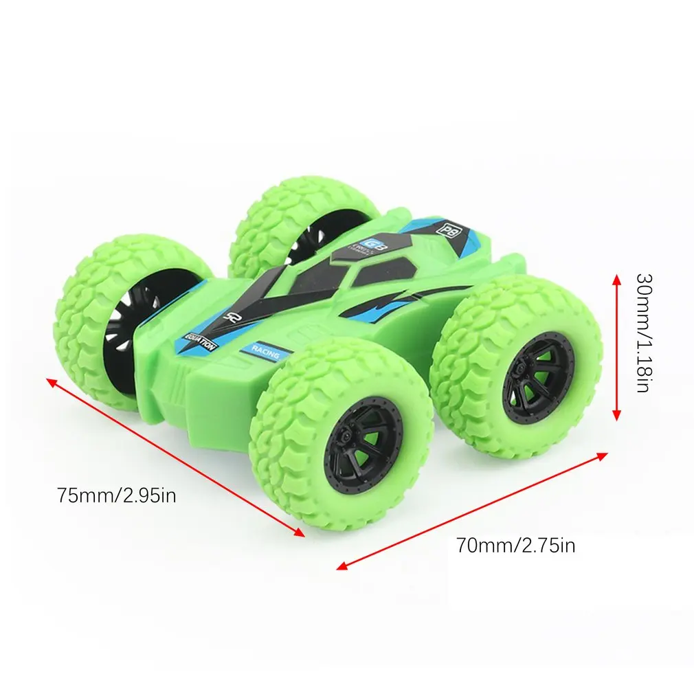 Children Inertia Double-sided Dump Truck Resistant Falling 360 Tumbling Spinning Toy Car Turned To Kid Gift Toys - Image 6