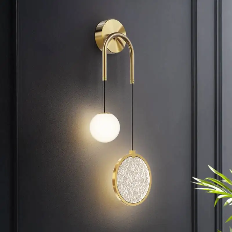 

Light luxury Wall Sconce Lamp Modern Living Room Decoration Bedroom Study Aisle Dining Room Wall lighting Home Decor Wall Lamps