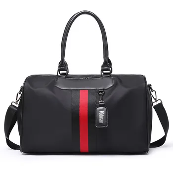 

New Large-capacity Short-distance Travel Bag Women Luggage Bag Waterproof Contrast Color Oxford Men Sports Gym Bag B280