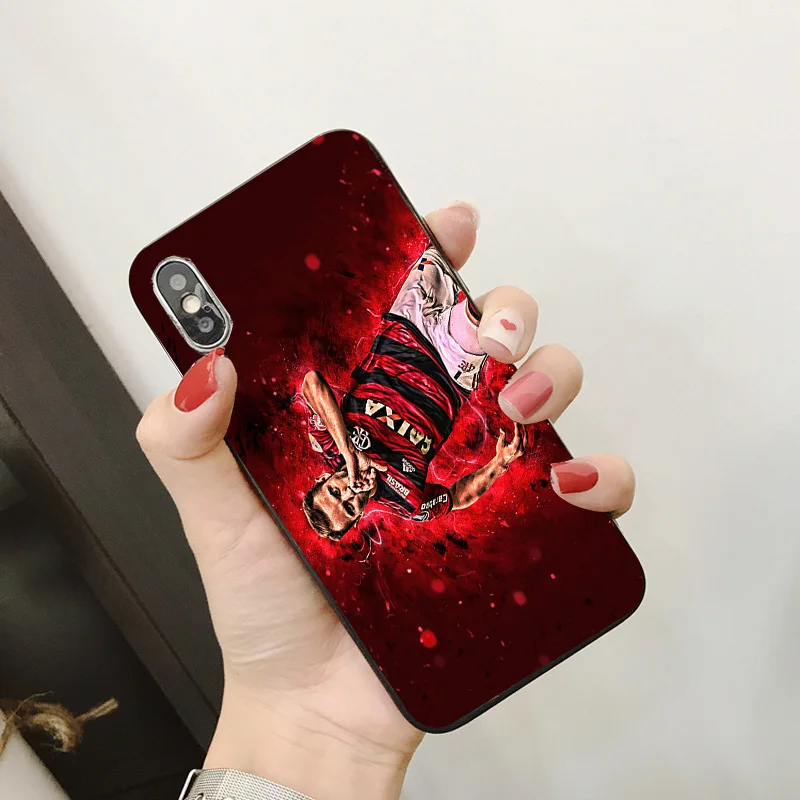 Чехол Rafinha для iphone XR 11 Pro XS Max X 5 5S силиконовый матовый чехол DIY Фламенго RJ FC для iphone 7 8 6 S 6 S Plus 7Plus чехол