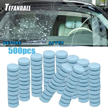 

50/100/200/300/500Pcs Multifunctional Effervescent Tablets Spray Cleaner for Car Windshield Kitchen Bathroom Glass Cleaning