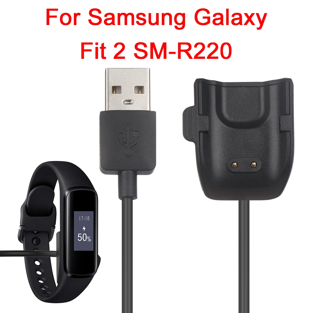 Charger Holder For Samsung Galaxy Fit 2 SM-R220 Smart Watch Wristband Charger USB Charging Cable Power Dock Station 1Pcs