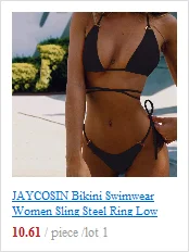 JAYCOSIN swimwear Women Shoulder Retro Small Fresh Swimsuit Set Beach Party Flower Print Elastic Bikini Red Series Fashion New 