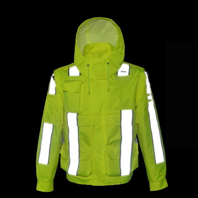 Men's Reflective Waterproof Rain Jacket