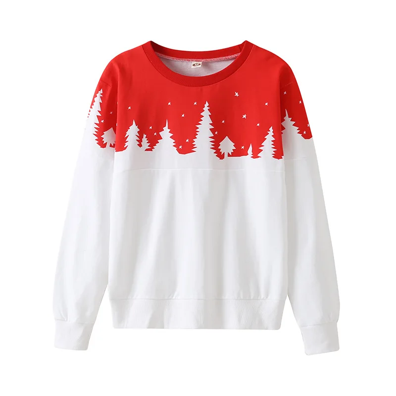 Одинаковая Рождественская одежда для всей семьи; свитер для женщин, мужчин и детей; Семейные футболки с рождественской елкой; одинаковые комплекты для семьи
