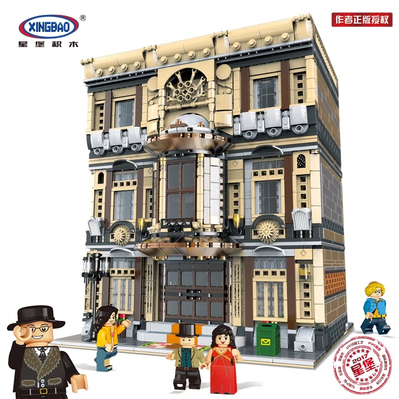 

Genuine Creative MOC City Series XingBao 01005 5052Pcs The Maritime Museum Set Building Blocks Bricks Children Toys Model Gifts