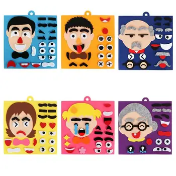 

3D DIY Kids Jigsaw Puzzle Toy Creative Baby Cloth Book Intelligence Educational Toys for Children Birthday Christmas Gifts