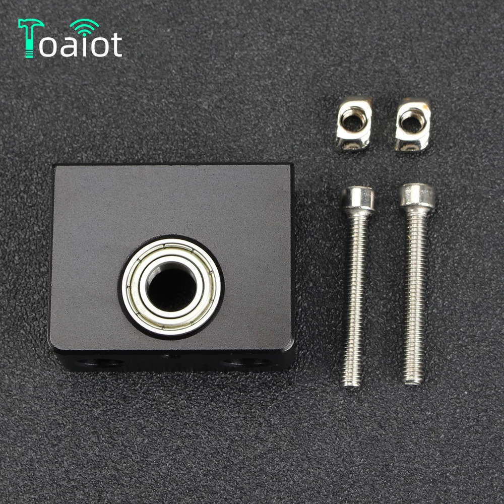 Toaiot 3D Printer Parts Metal Z-Rod Bearing Holder Aluminum Z-Axis Leadscrew Top Mount For CR-10 ENDER-3 Ender-3 Pro