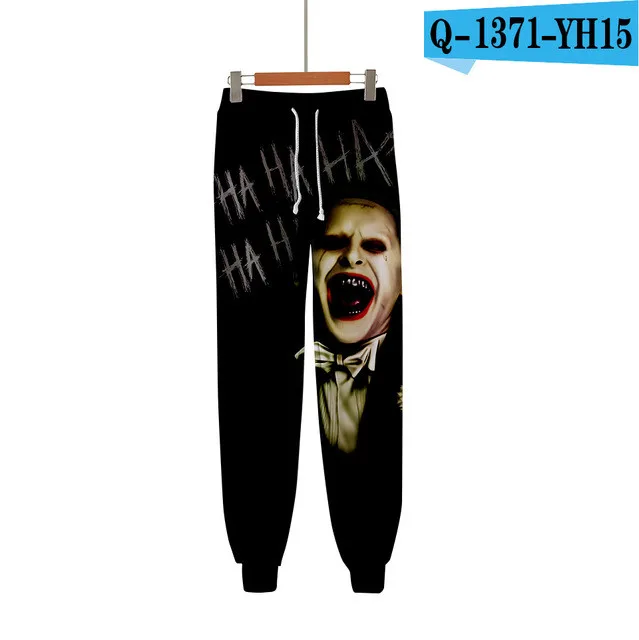 3d-367 HAHA Joker 3D печатные спортивные штаны модные Харадзюку Jogger Брюки повседневные теплые спортивные брюки тонкие уличные мужские/женские брюки - Цвет: 3d-367
