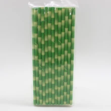 25pcs Eco-friendly  Paper Straws