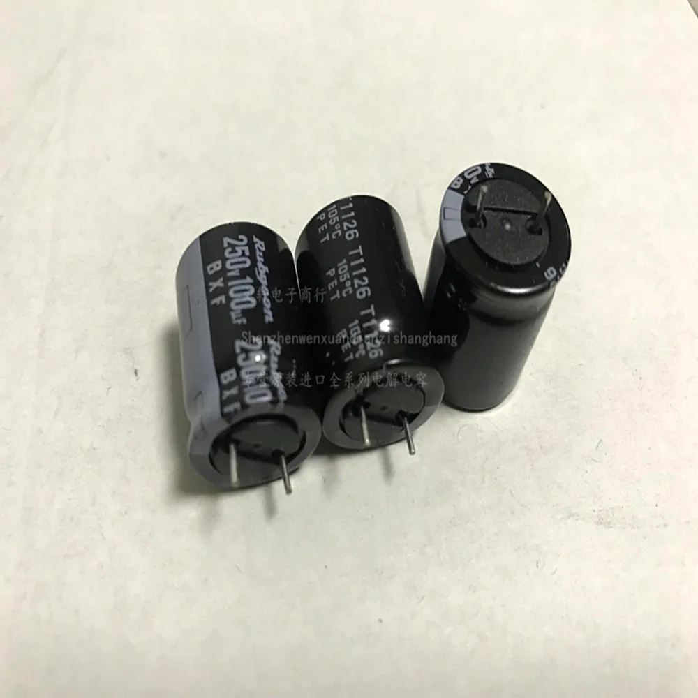 10pcs/20pcs/50pcs Japan Ruby RUBYCON 250v100uf BXF 16x20mm aluminum electrolytic capacitor Odroid real free shipping 100uf 250v |