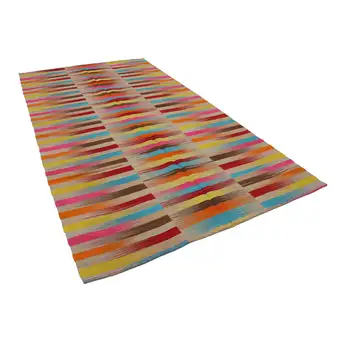 

198x363 Cm Multicolor Handmade Contemporary Rugs Rug-6x12 Ft