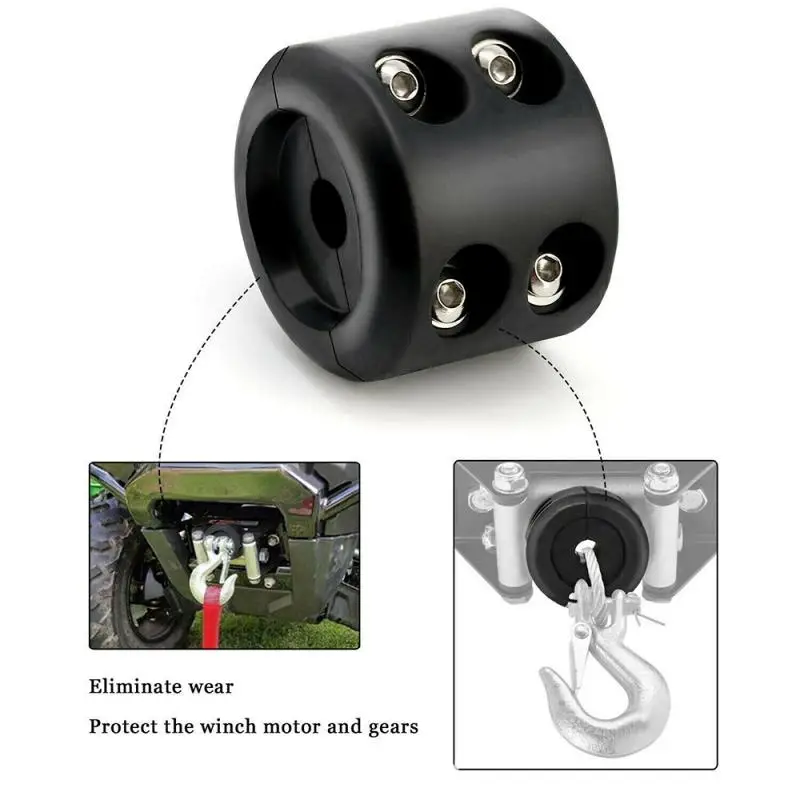 Winch Cable Hook Stopper for ATV UTV Winches Winch Bump Stop ATV Winch