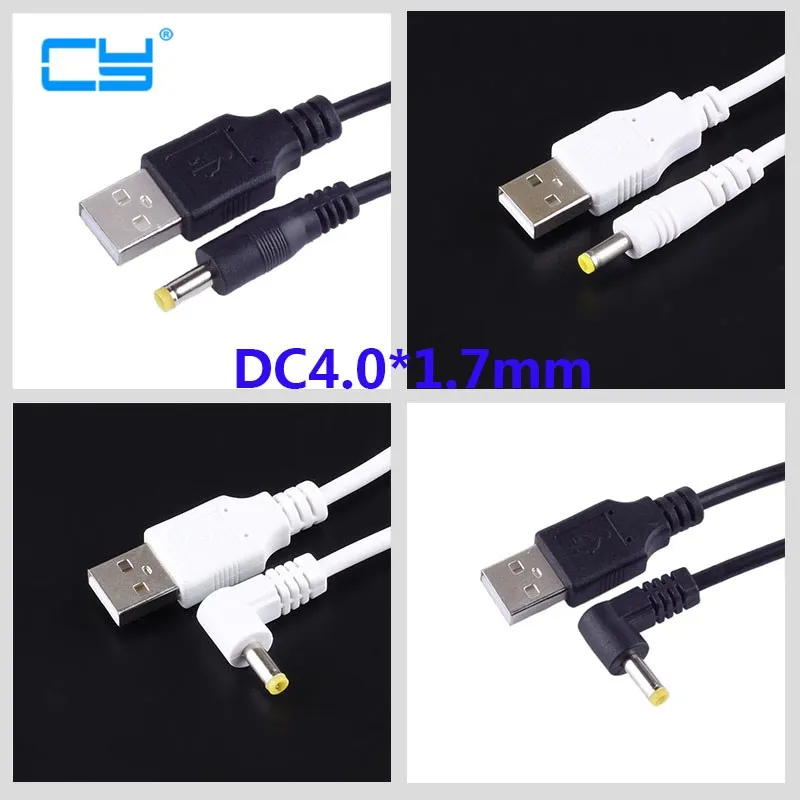 Разъем питания постоянного тока USB преобразователь в 4 0*1 7 мм/DC 0x1 Белый Черный