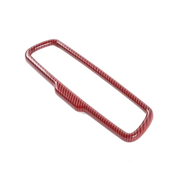 

Carbon Fiber Style Rearview Mirror Cover Trim Inner ABS Plastic Front New