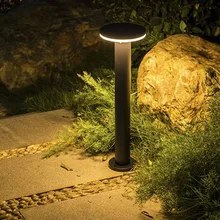 Уличный ландшафтный светильник для газона, водонепроницаемый светильник для виллы, сада, двора, напольный светильник, современный парк, общий почтовый светильник, светодиодный светильник на столбике