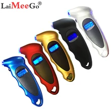 ЖК-цифровой датчик давления в шинах с подсветкой для автомобиля, мотоцикла, шиномонтажный манометр, монитор, барометр, измеритель шин