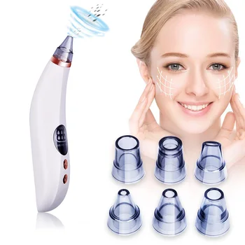 

Suck Blackheads Vacuum Cleaner Suction Removal Scar Pore Peeling Face Cleansing Device for Removing Black Dots Machine Facial