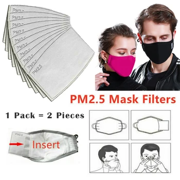 

PM2.5 Filter Paper Adult Child Anti Haze Mouth Mask Anti Dust Air Face Mask Filter Activated Carbon Filter Paper Health Care D30