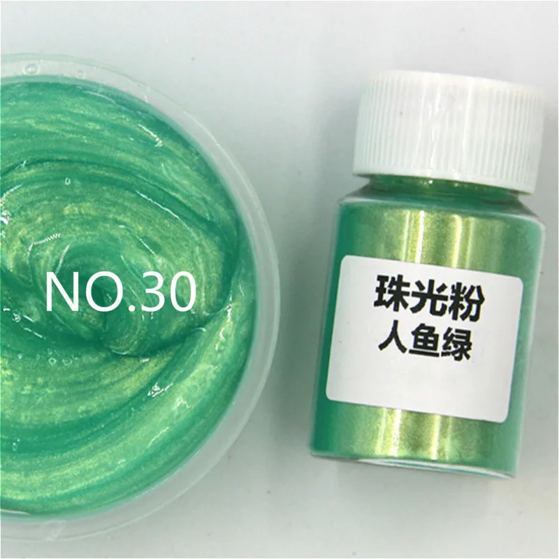 Diy Handmade Pearlescent Mica Powder Epoxy Resin Dye Pearl Pigment Resin Glue Pigments Material Crystal Mold