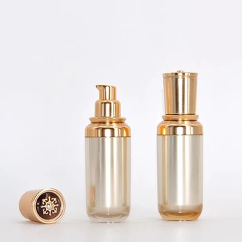 

1pc 30ml Lotion Dispenser Acrylic Cosmetic Dispenser with Pressing Pump Portable Travel Essence Organizer Makeup Supplies