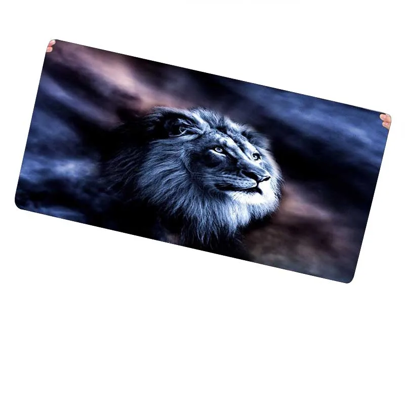  Lion Free Shipping Speed Version Large Gaming Gamer Locking Edge Animal Mouse Keyboards Mats Mouse 