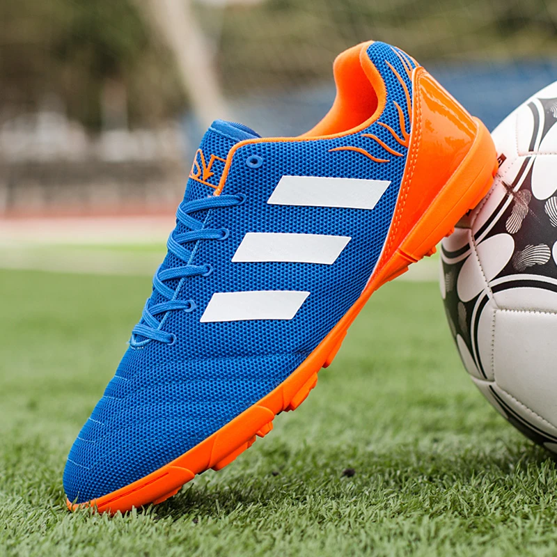 Tacos De fútbol para hombres, zapatos De fútbol para niños, zapatillas deportivas para exteriores FG, entrenamientos deportivos, zapatillas para hombres, Chuteira De Futsal, talla 32 44|Calzado de - AliExpress