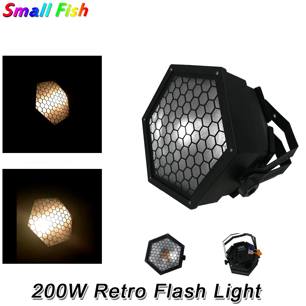 

Retro Flash Light 200W Warm / Cold White Disco Light Wash Effect Stage Light Equipment LED Par Light DMX Controller LED Uplight