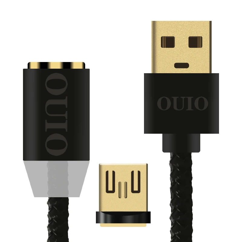Black For Micro Магнитный зарядный кабель для телефона, кабель USB type-c, кабель для быстрой зарядки, магнитный кабель для мобильного телефона, зарядное устройство USB для Iphone11XRxiaomi - Цвет: Black For Micro
