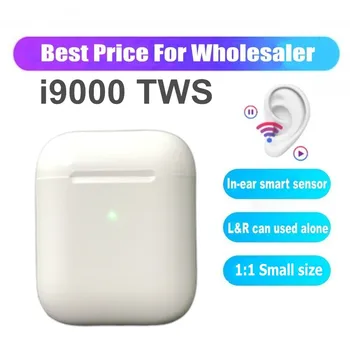 

2pcs/lot Factory Price! i9000 TWS 1:1 In-ear smart sensor Blutooth Earphone Mini Wireless Sport Headsets Stereo Earbuds PK i500