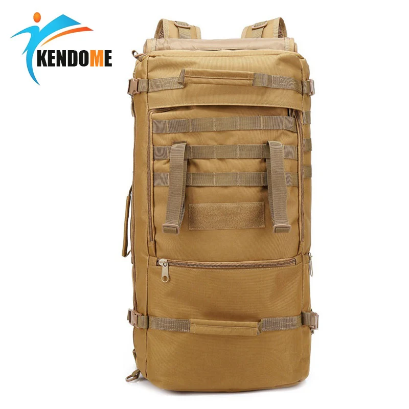 Günstige Outdoor 60L Militärische Taktische Tasche Jagd Camping Laptop Molle Rucksack Oxford Nylon Wasserdichte Military Rucksack Sport Tasche