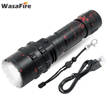 

1800 Lumens USB-Charging XHP50 LED Flashlights Portable Waterproof 5 Modes Torch Lamp Outdoor Hunting Hiking Tactics Flashlight